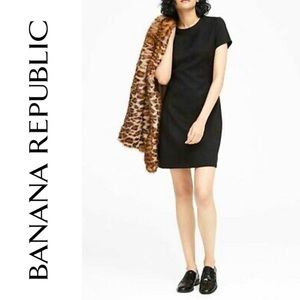 🆕Brand new faux-suede black dress✨Banana Republic